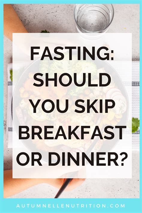 Intermittent Fasting and Skipping Meals