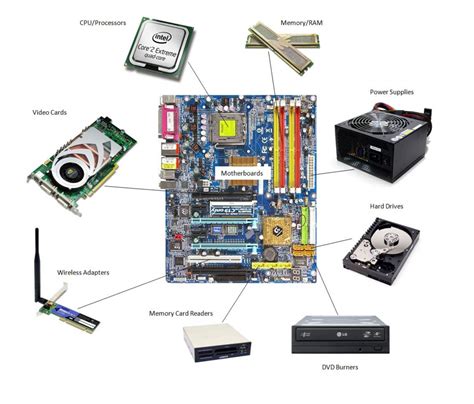 Internal Components of a Computer Server