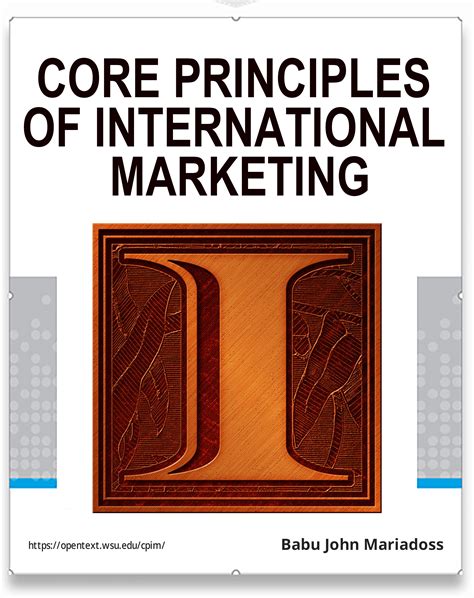 International Marketing principles of marketing