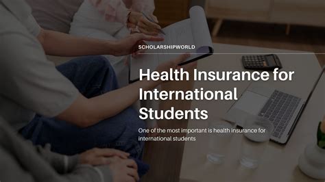 International students with health insurance