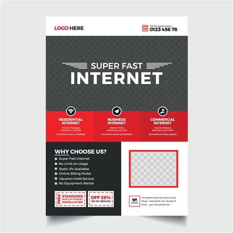 Internet Flyer Template
