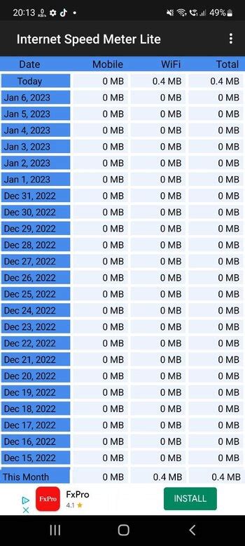 Internet Speed Meter Lite