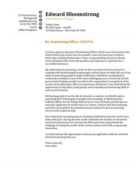 Internship Cover Letter Template Reddit