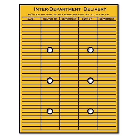 Interoffice Envelope Template