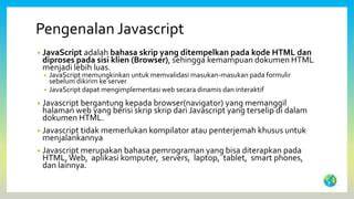 Interoperabilitas JavaScript dan Bahasa Lainnya