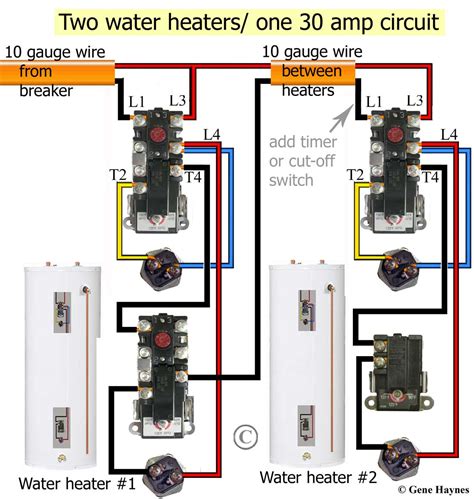 Interpreting Color Codes and Wiring Schematics in a 40 Gallon Electric Water Heater Wiring Diagram