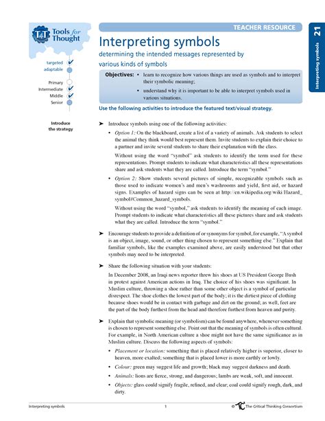 Interpreting Symbols in the Diagram
