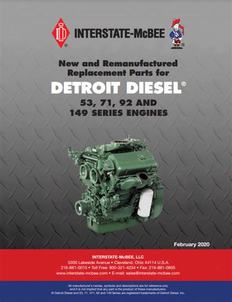 Interstate Mcbee Fuel Injection Catalog For Detroit Diesel
