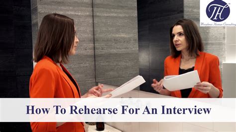 Interview Practice: Rehearsing For Success
