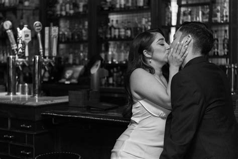 Intimate bar setting