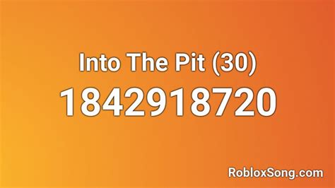 Into The Pit - FNAF SONG Roblox ID