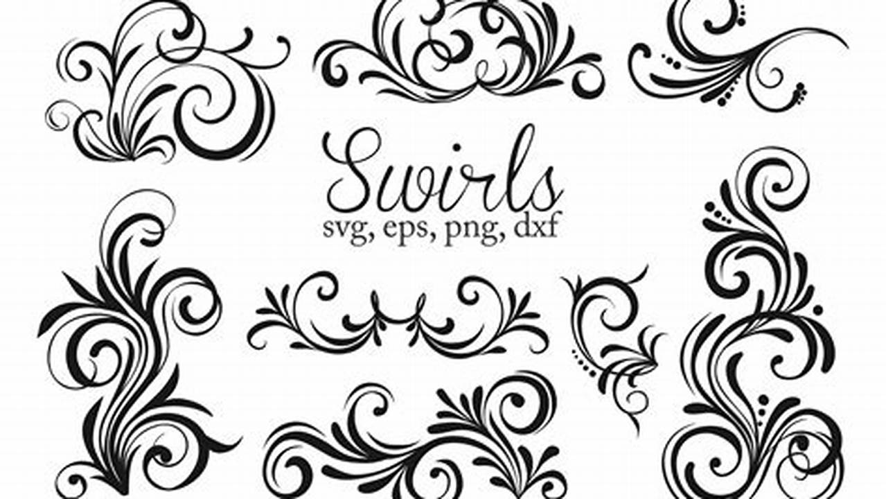 Intricate Flourishes And Embellishments, Free SVG Cut Files