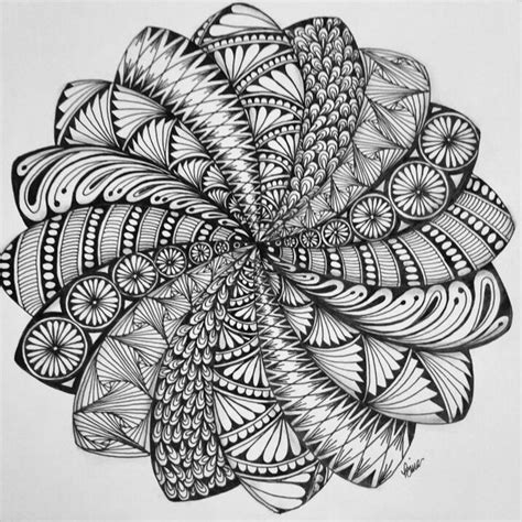 Intricate Mandalas and Zentangle Designs
