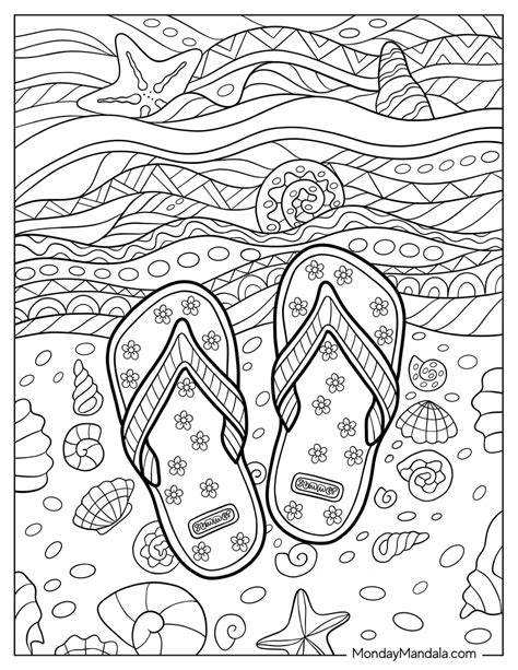 Intricate Summer Coloring Pages