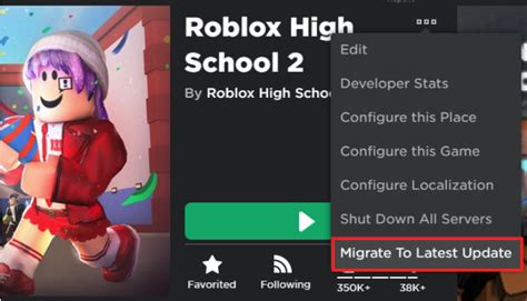 Introducing Migrate to Latest Update - DevForum | Roblox