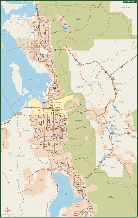 Salt Lake City On Map