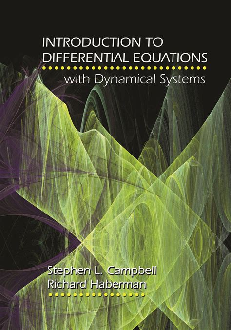 Introduction To Differential Equations With Dynamical Systems