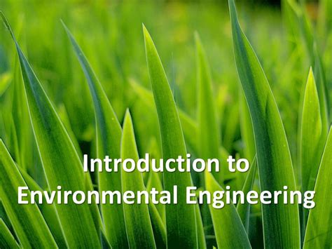 Introduction To Environmental Engineering