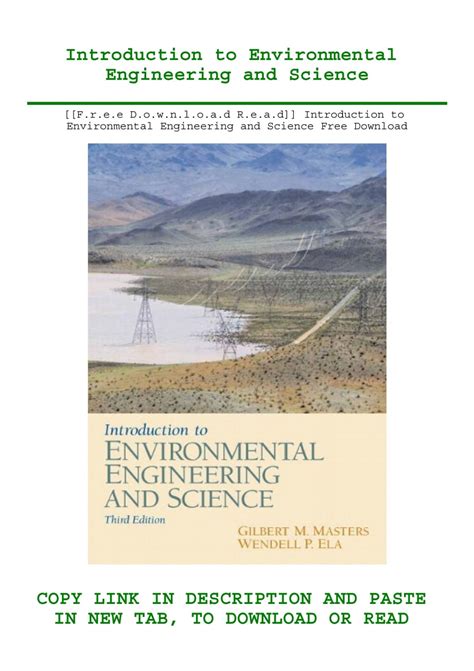Introduction To Environmental Engineering Highlights
