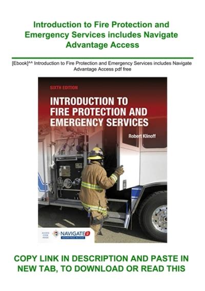 Introduction To Fire Protection And Emergency Services Includes Navigate Advantage Access