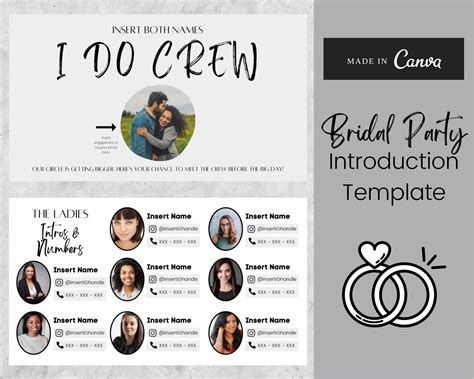 Introduction of the Wedding Party and Key Players