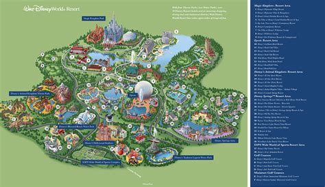 A Map Of Disney World