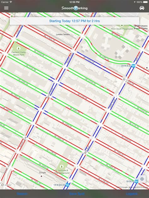 MAP Alternate Side Parking Map Nyc