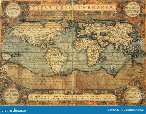 Antique Map Of The World