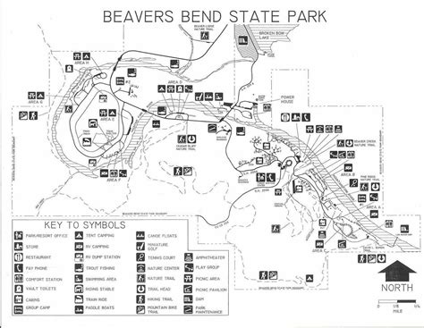 MAP Beaver Bend State Park Map