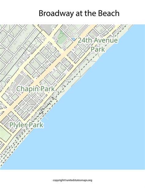 Broadway At The Beach Map