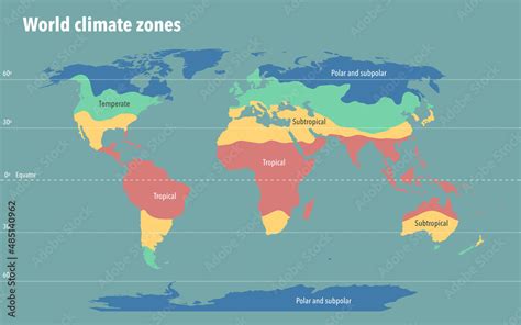 MAP Climate Zone Map Of The World