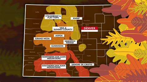 Colorado Fall Foliage Map