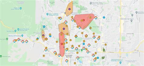 Colorado Springs Utilities Outages Map