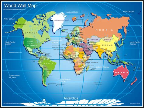 MAP Countries Map Of The World