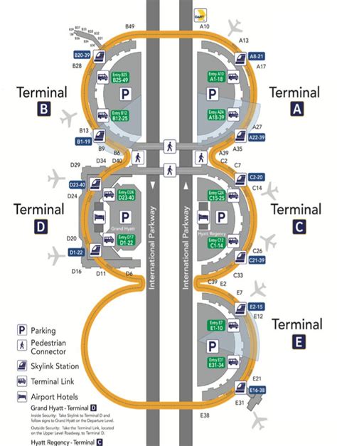 MAP Dallas Fort Worth Airport Map