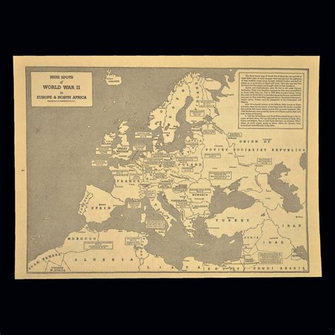 Map of Europe during World War 2