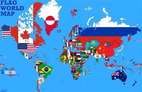 Map Flag Map Of The World