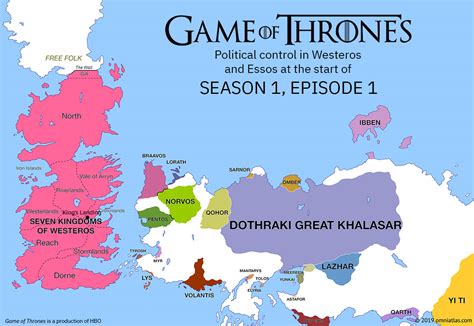 Game of Thrones Map