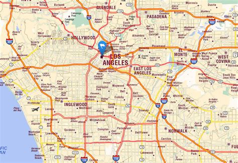 Google Map Of Los Angeles