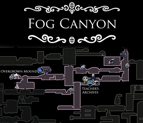 Hollow Knight Fog Canyon Map