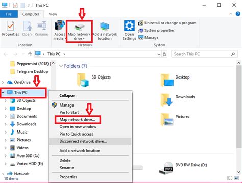 Map Network Drive Windows 10