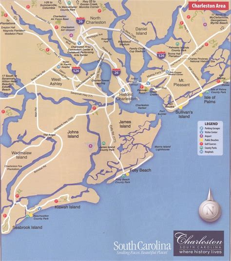 Map Of Charleston South Carolina