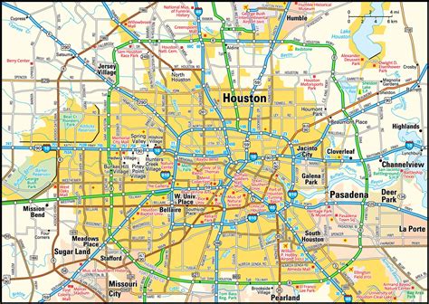MAP Map of City of Houston