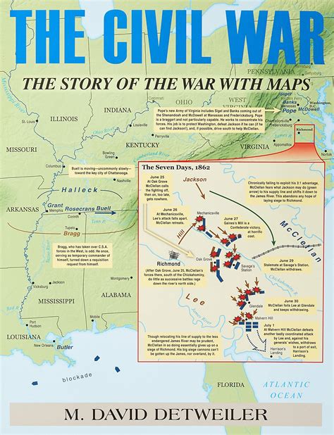 MAP Map Of Civil War Battles