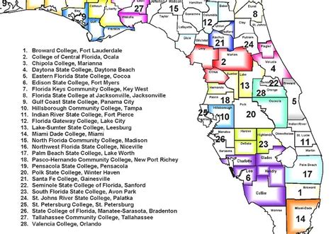 Map of Colleges in Florida