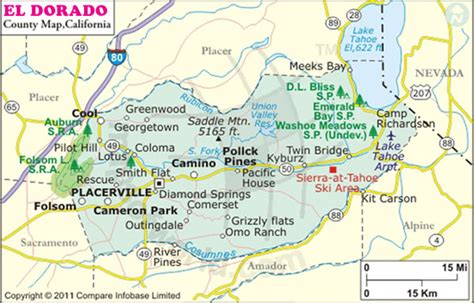 Map Of El Dorado County