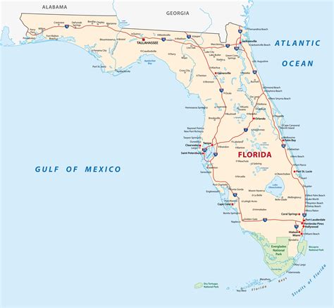 Map Of Florida's East Coast