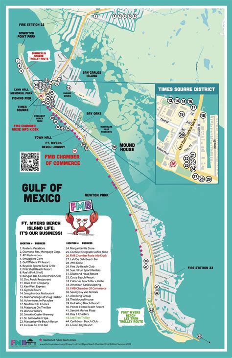 Map of Fort Myers Beach