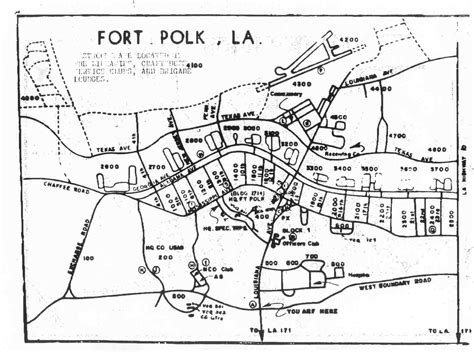 Fort Polk Louisiana Map