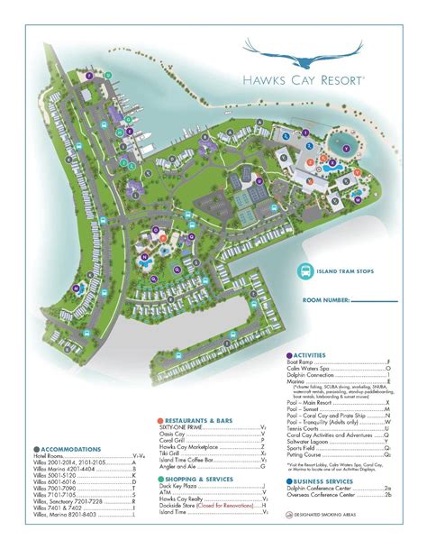 Image of MAP Map Of Hawks Cay Resort